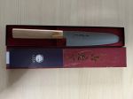 Dao Jikko CK Wa Santoku Super Blue Paper Steel 180mm